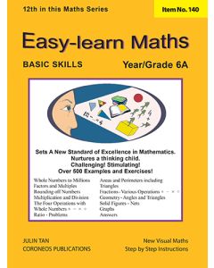 Basic Skills - Easy Learn Maths 6A (Basic Skills No. 140)