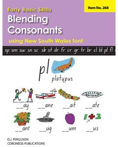 Early Basic Skills 3: Blending Consonants using NSW font (No. 268)