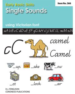 Early Basic Skills 1: Single Sounds using Victorian font (No. 366)