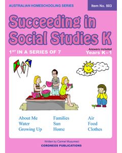 Succeeding in Social Studies Kindergarten (Title No. 503)