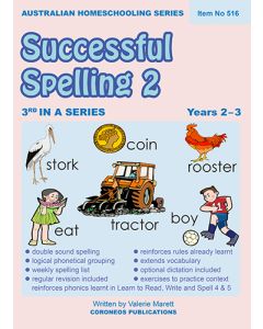 Successful Spelling 2 (Australian Homeschooling Series) (Item no. 516)