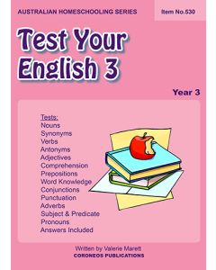 Test Your English 3 (Australian Homeschooling Series Item no. 530)