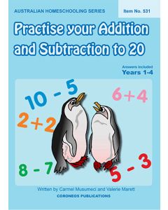 Practise Your Addition and Subtraction to 20 (Item No. 531)