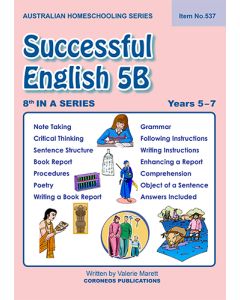 Successful English 5B - Australian Homeschooling Series (Item No. 537)