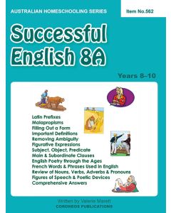 Successful English 8A (Australian Homeschooling no. 562)