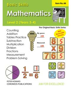 Basic Skills Maths Level 2 Yrs 3 - 4 (Basic Skills No. 66)