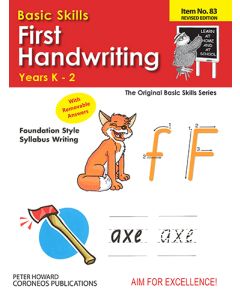 First Handwriting Yrs K to 2 (Basic Skills No. 83)