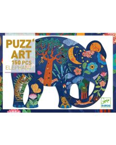 Djeco Elephant 150 Piece Art Puzzle (Ages 6+)