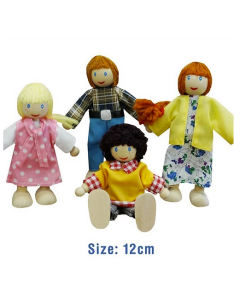 Doll Family 4pc- White