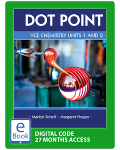 Dot Point VCE Chemistry Units 1&2 eBook (27-month Access Code)