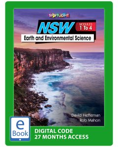 Spotlight NSW Earth and Environmental Science Modules 1-4 eBook (27-month Access Code)