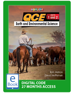 Spotlight QCE Earth & Environmental Science Units 1&2 eBook (27-month Access Code)
