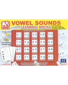 Coko Phonic Learning Bricks: Vowel Sounds (Ages 4+)