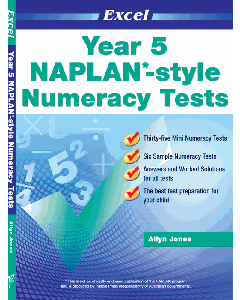 Excel NAPLAN*-style Numeracy Tests Year 5