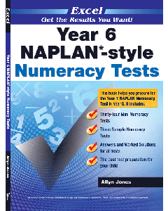Excel NAPLAN*-style Numeracy Tests Year 6