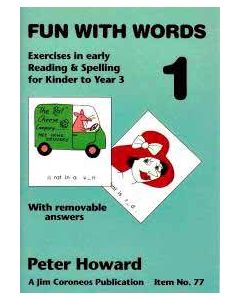 Fun with Words Book 1 (colour) Yrs K to 3  (Basic Skills No. 77)