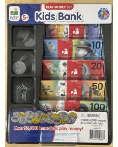 Kids Bank Play Money Set (Ages 5+)