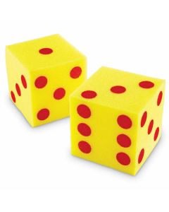 Giant Soft Cubes 5" Dot Dice (Ages 3+)