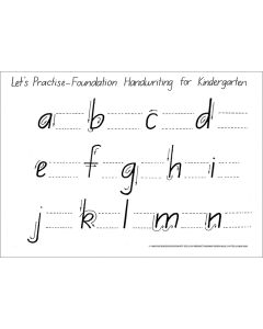 Let's Practise - Foundation Handwriting for Kindergarten