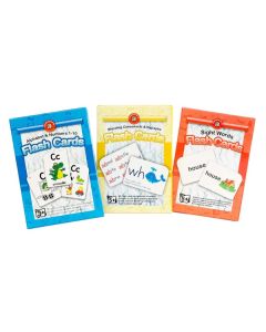 Literacy Flash Cards Set of 3 (Ages 3-5+)