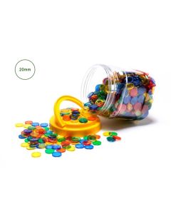 Transparent Counters Jar of 1000 (Ages 3+)
