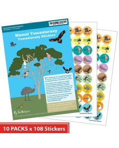 Yuwaalaraay Merit Stickers (10 Pack)