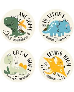 Dinosaurs Merit Stickers - 29mm (Pack of 96) MS080