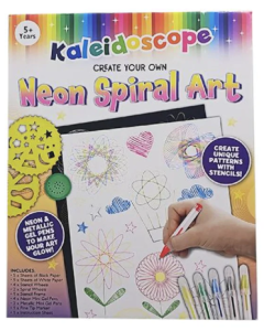 Create your own Neon Spiral Art