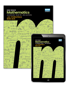 [Pre-order] New Senior Mathematics Advanced Year 11, 4e Student Book with eBook [Due Term 4 2025]