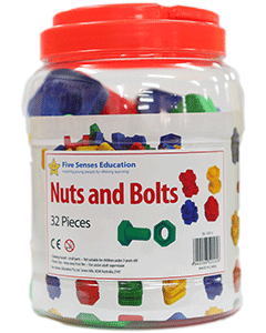 Nuts and Bolts 32 pieces (Ages 3+)