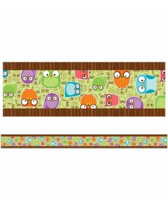 Owls 3" Straight Border