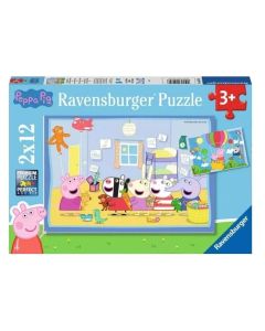 Ravensburger Peppa Pig 2x12 Piece Puzzle