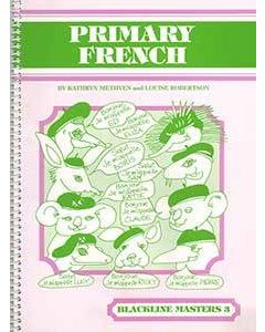 Primary French Blackline Master 3