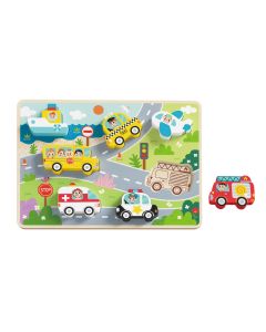 Chunky Puzzle - Transportation (12 months+)