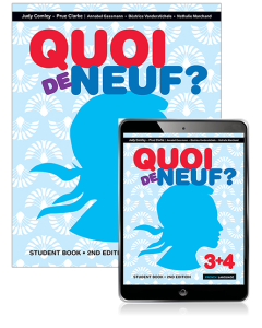 Quoi de Neuf? 3+4 Student Book with eBook, 2nd Edition