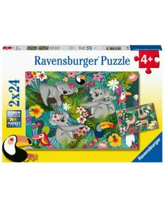 Koalas and Sloths 2 x 24 Piece Puzzle (Ages 4+)