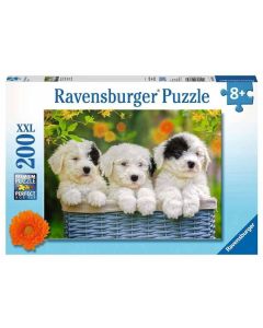 Cuddly Puppies 200 Piece Puzzle (Ages 8+)