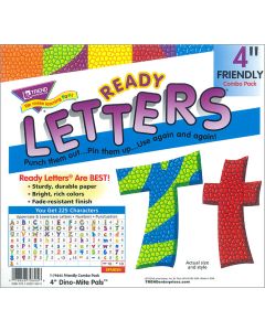Ready Letters 4" Dino-Mite pals