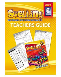 Spelling Workbook and Interactive CD Teachers Guide Book E