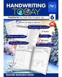 Handwriting Today: Practice for New South Wales Foundation Style Year 6