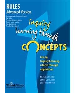 Rules Advanced Version (Yrs 6-12) - Inquiry Learning Through Concepts