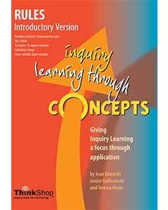 Rules Introductory Version (Yrs 1-5) - Inquiry Learning Through Concepts