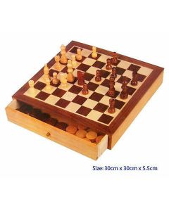 Deluxe Chess & Checkers Set (Ages 6+)