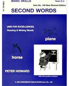 Second Words  Yrs K to 3 (Basic Skills No. 120)