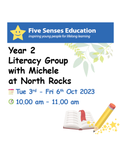 7-10 Oct 2025: Year 2 Writing Group: 12:45pm with Michele at North Rocks