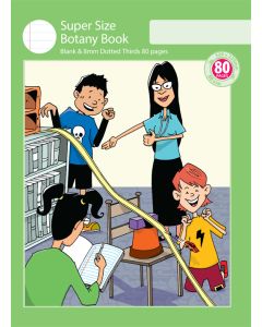 Super Size Botany Book 8mm Dotted Thirds 80pp