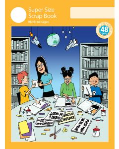 Super Size Scrap Book 48pp Yellow Cover