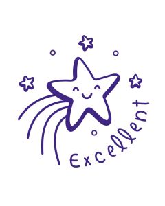 ATA Teacher's Stamp - Excellent Star - ST1205