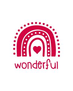 Wonderful Rainbow - Positivity & Wellbeing Merit Stamp ST1260