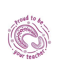 Rainbow Dreaming: Proud to be Your Teacher - Merit Stamp ST1290